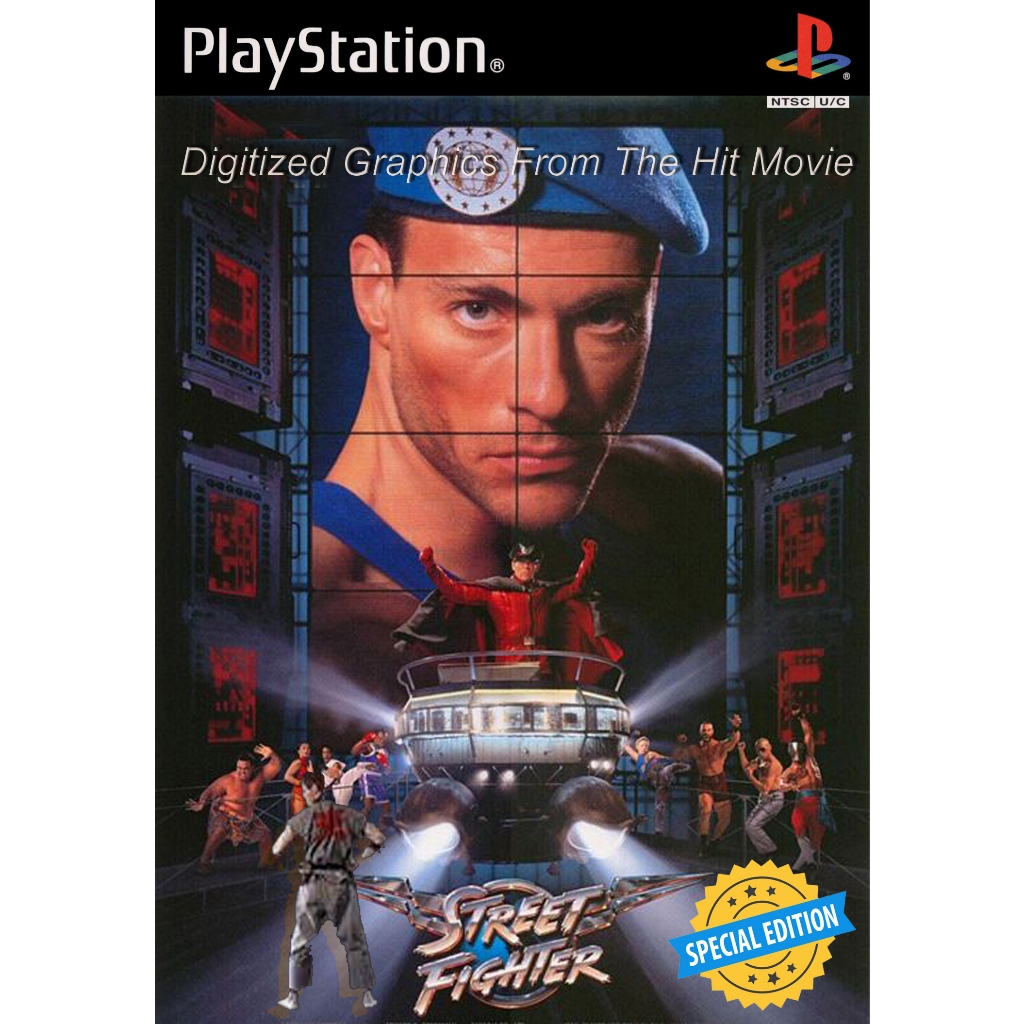 PlayStaion1 - Street Fighter : The Movie //  เวอร์ชั่นพิเศษ!!!