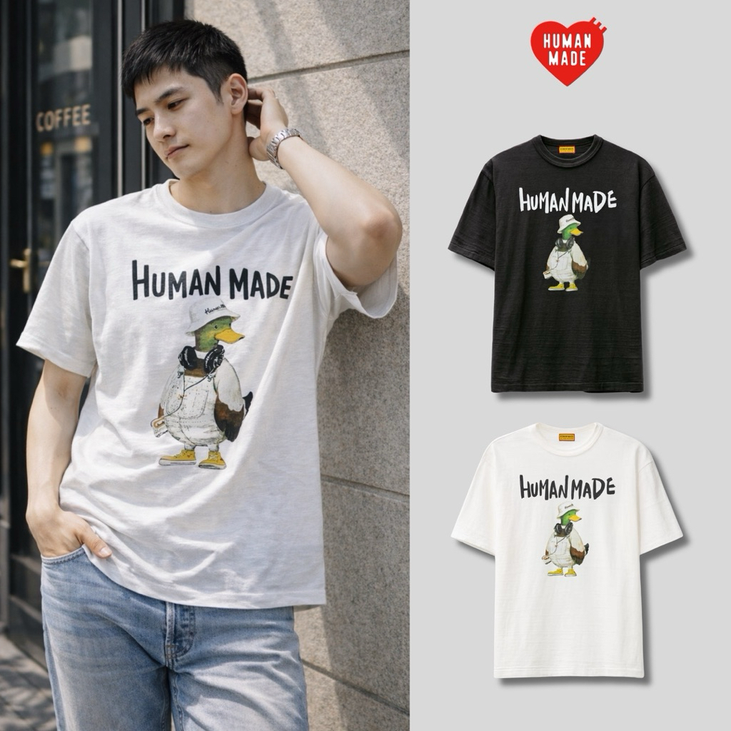 พร้อมส่ง / เสื้อยืด Human Made 💯Graphic “DUCK” T-Shirt พร้อมส่งจากไทย ส่งทุกวัน ส่งเร็ว