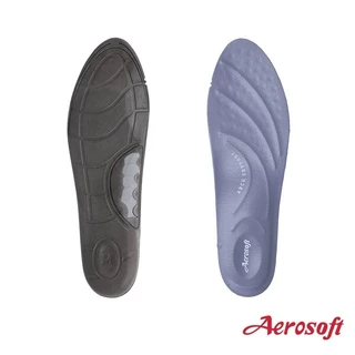 Aerosoft แผ่นรองเท้าเพื่อสุขภาพ แผ่นเสริมรองเท้า แก้รองช้ำ มีหนุนอุ้งเท้า นุ่ม ใส่สบาย Aerosoft PUW0601