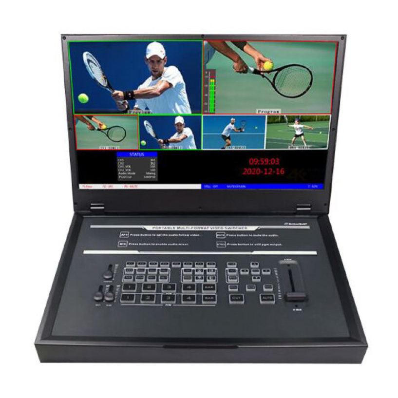 DeviceWell HDS9125 New อัพเกรด 5CH Portable Video Switcher เครื่องสวิตเชอร์วิดีโอแบบพกพา แบบครบเครื่