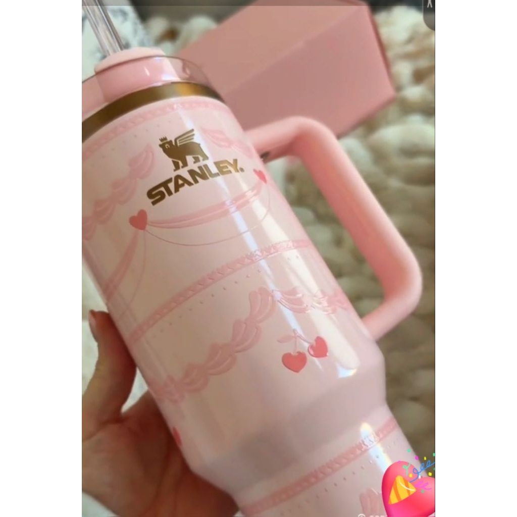 แก้วเก็บความเย็น Stanley 40oz. 💕 Valentine Cherry Velvet Dream 💯💢