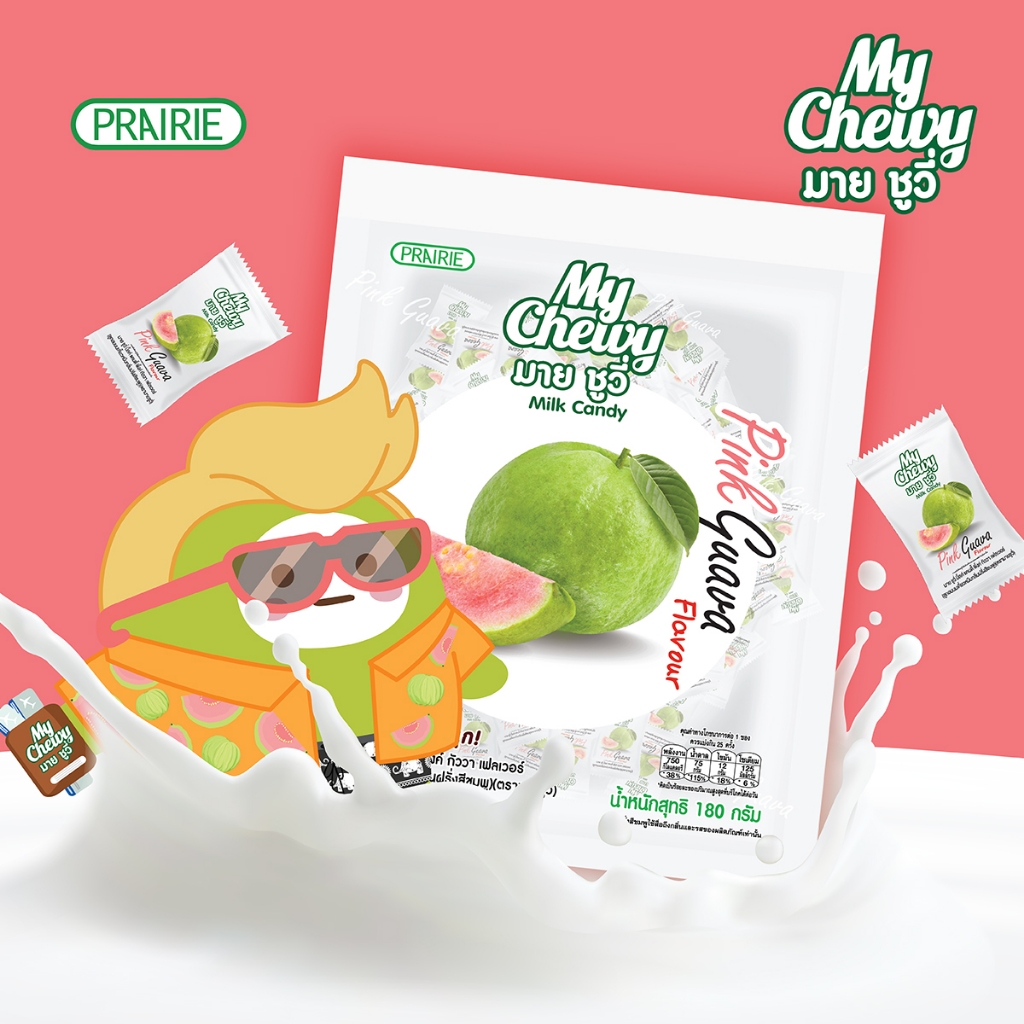 มายชูวี่ มิ้ลค์ แคนดี้ 180ก. I My Chewy Milk Candy 180 g.