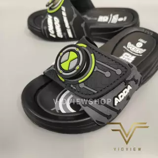 VIDVIEW มีส่งด่วน รองเท้าแตะเด็ก Adda 31RB7 Ben10 ปรับสายได้ แบบสวม ไซส์ 25-35