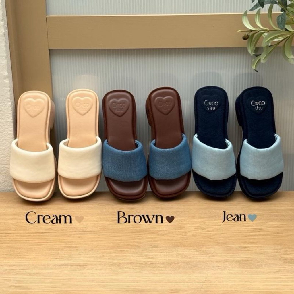 Coco.shu “Chiffon” รองเท้าส้นตึก นิ่ม เบา so cute สุดๆ *งานแบรนด์ไทยพร้อมส่ง*