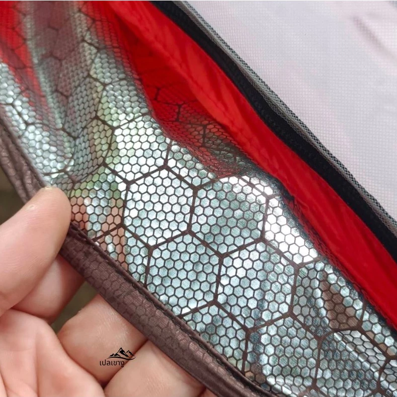 เขางูเอ้าท์ดอร์ ผ้าห่มรองเปล Under Quilt สะท้อนความร้อน 15D Nylon 175g กันหนาว 15°C+ thumbnail 5