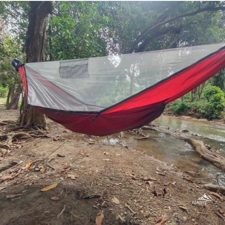 เขางูเอ้าท์ดอร์ ผ้าห่มรองเปล Under Quilt สะท้อนความร้อน 15D Nylon 175g กันหนาว 15°C+ thumbnail 10