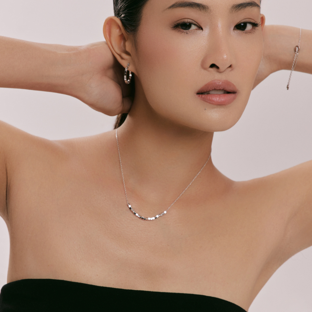 Vive - En Blanc Adjustable Necklace สร้อยคอรูดได้