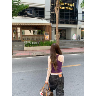 Cutie.Colors Kiko Tank Top เสื้อสายเดี่ยวแต่งลูกปัด