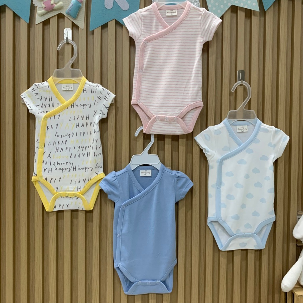 บอดี้สูทเด็กแรกเกิด Kani Kid's (แขนสั้น) กระดุมป้ายข้าง สุดน่ารัก ผ้านุ่มฟูมาก ทรงสวย ใส่ง่าย สบายไม่อบร้อน 📌💕