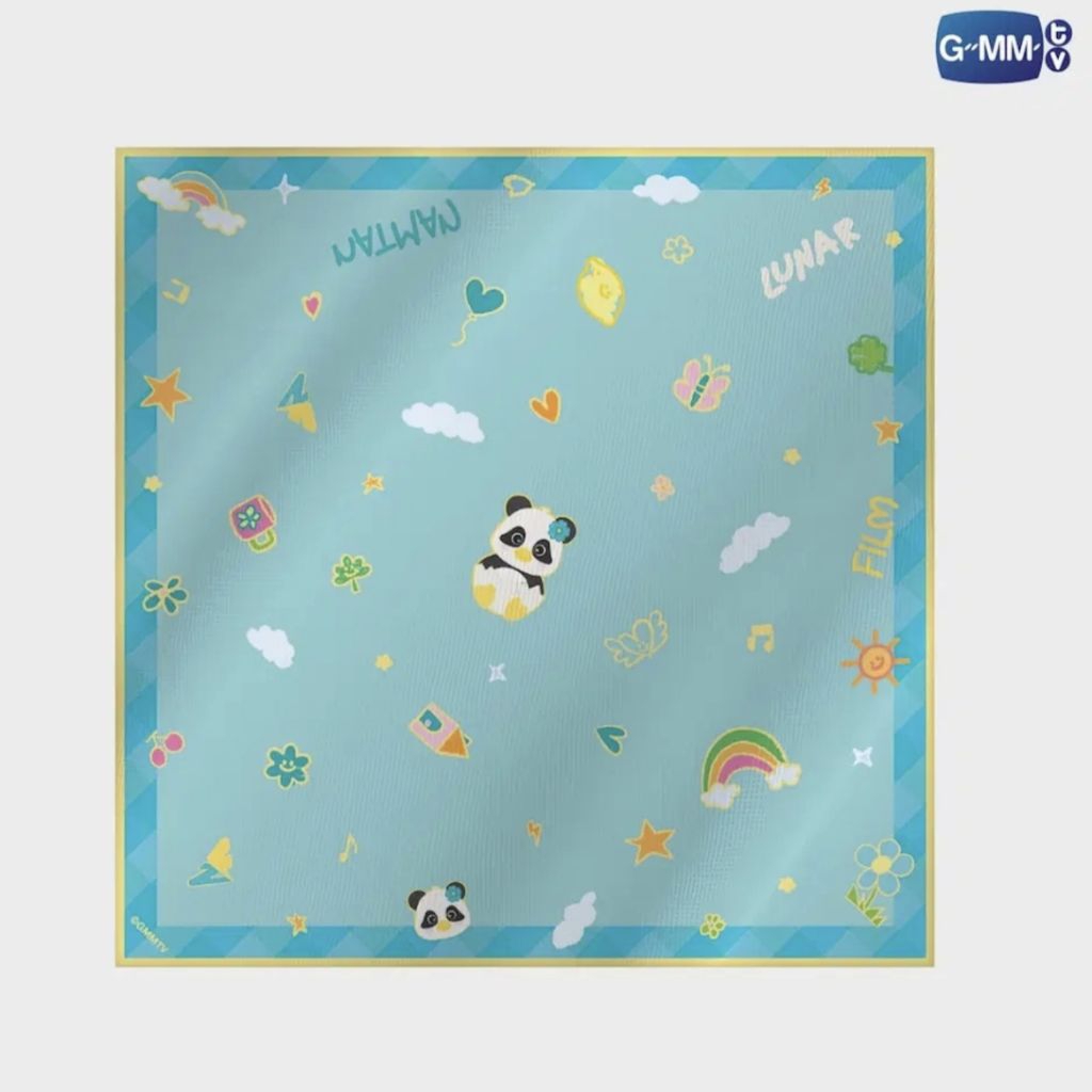 ผ้าเช็ดหน้า Lunar GMMTV MASCOT 50*50 ไม่แกะ