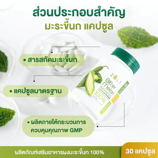 Zalt โซลท์ มะระขี้นกแคปซูล ผลิตภัณฑ์เสริมอาหารผงมะระขี้นก อย. ของไทย