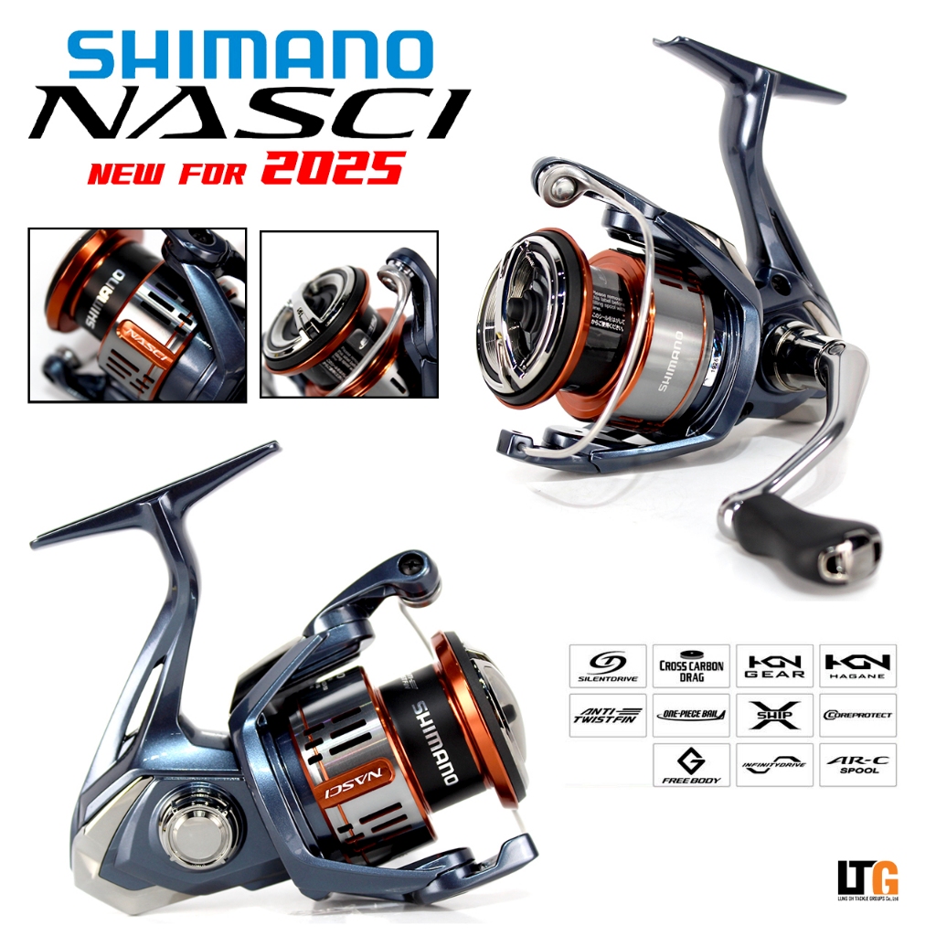รอกสปิน Shimano Nasci FD ปีใหม่ล่าสุด 2025