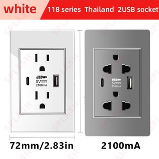 6 หลุม เต้ารับปลั๊กไฟ ปลั๊กช้าง ตราช้าง หน้ากาก ปลั๊กกราวน์ค…