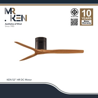 พัดลมเพดาน MR KEN รุ่น KEN Solid Wood HR DC Motor  ใบพัดไม้แ…
