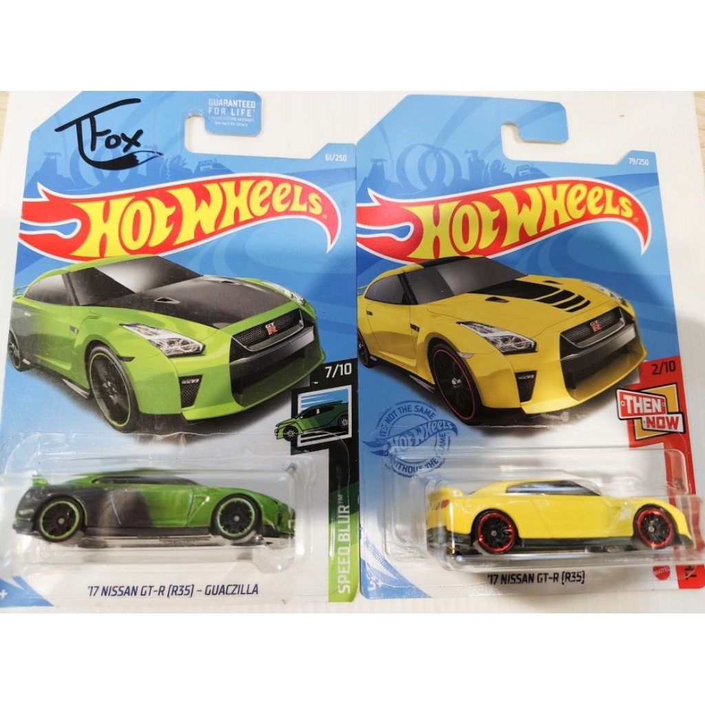 Hotwheels ฮอทวิล 17' Nissan GTR35