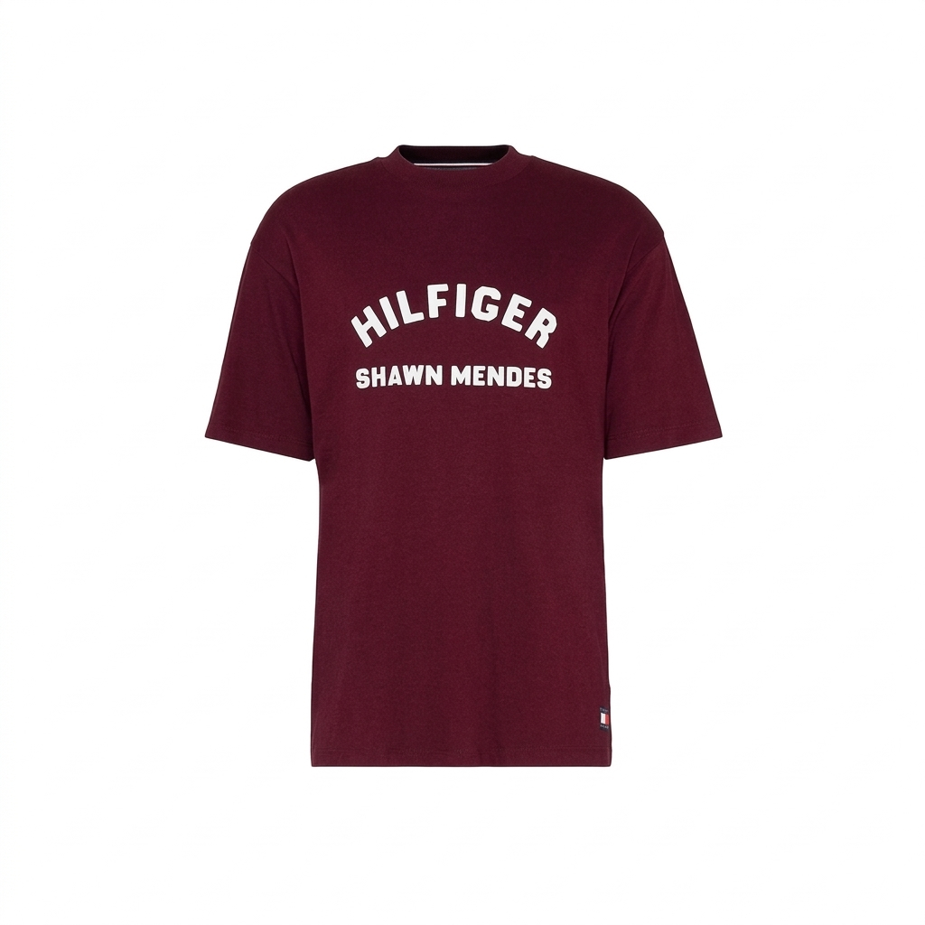 [ สินค้ามือสอง สภาพใหม่มาก ] Tommy Hilfiger เสื้อยืด รุ่น Tommy Hilfiger X Shawn Mendes Archive Fit 