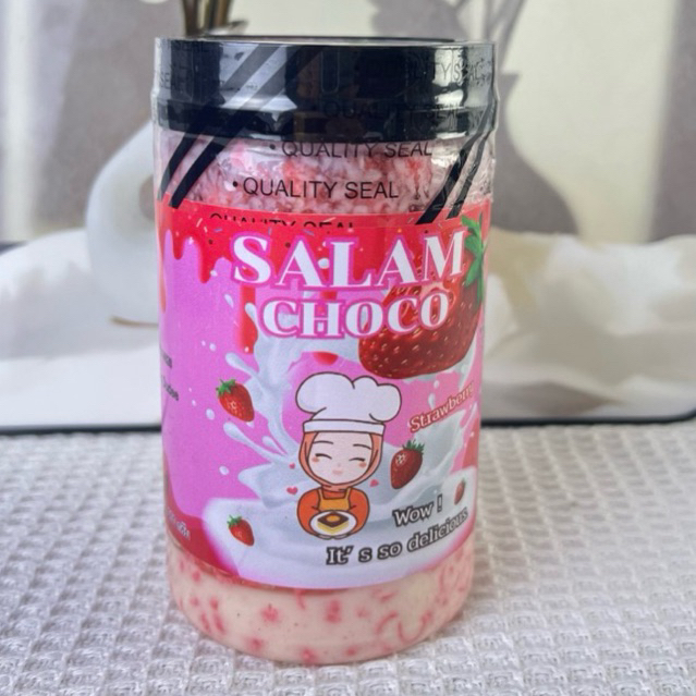 โกโก้ครั้นช์เคลือบช็อกโกแลต โฮมเมด รสสตรอเบอร์รี่ กระปุกใหญ่ 270กรัม แถมช้อนฟรี!