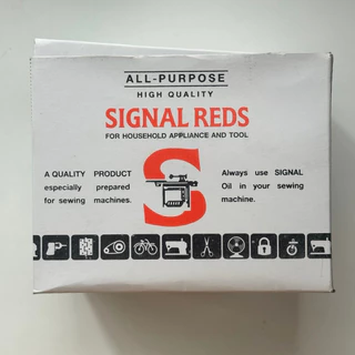 (ยกโหล)น้ำมันจักร ขนาด 40ml. ตรา SIGNAL REDS น้ำมันหล่อลื่น เกรดดี