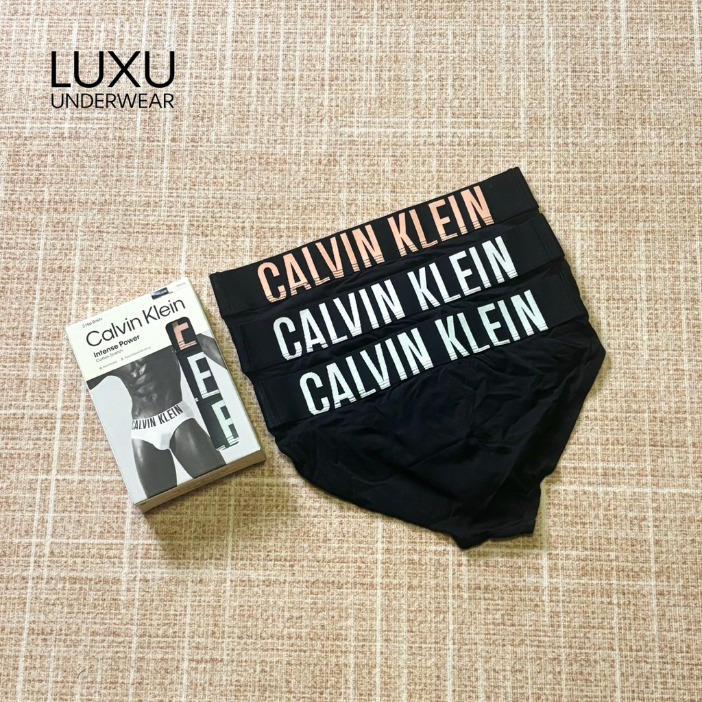 พร้อมส่ง TR14 กางเกงชั้นในชาย Calvin Klein Intense Power Cotton Stretch Hip Brief
