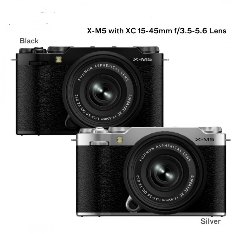 Fujifilm X-M5 Mirrorless Camera with XC 15-45mm f/3.5-5.6 Lens