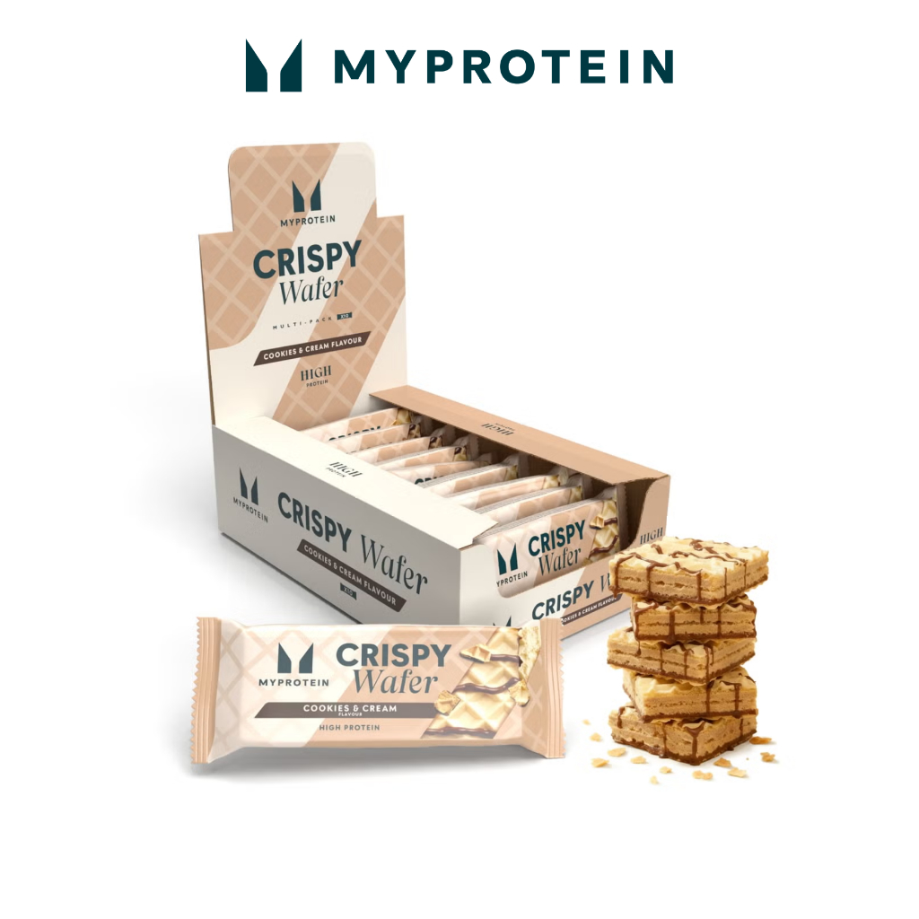 Myprotein Crispy Protein Wafer 1 Box 10 Wafers