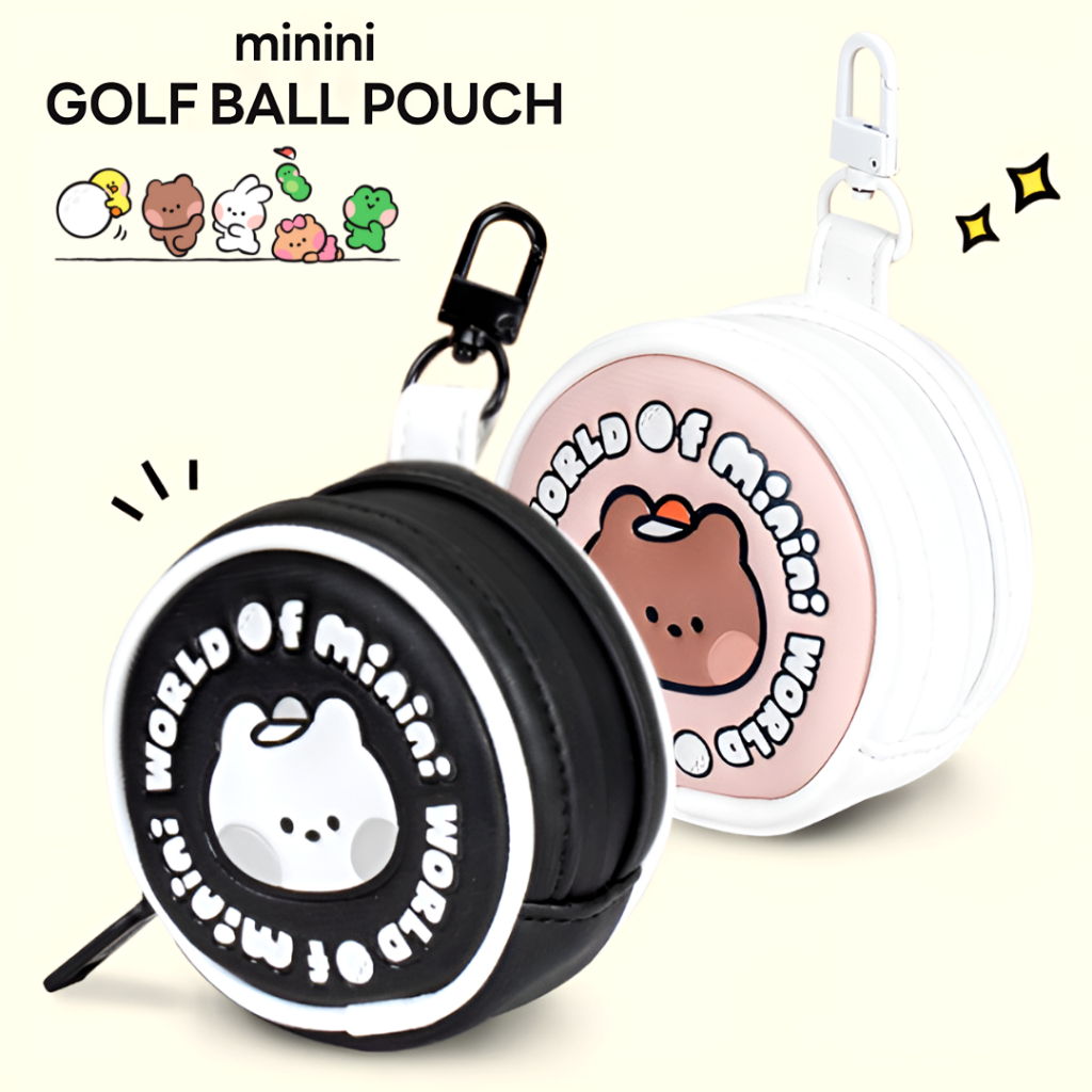 [🚚จัดส่งไว] LINE FRIENDS×XXIO Minini Golf Ball Pouch