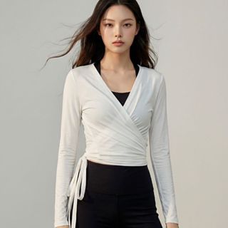 Maison Nabi - Ballet Wrap เสื้อแขนยาว ผ้าใส่สบาย แมทช์ได้หลา…