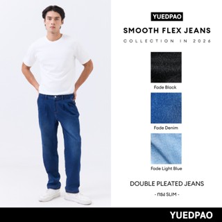 Yuedpao Smooth Flex Jeans (Double Pleated Slim) กางเกงยีนส์ผ…