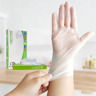 Bozix ถุงมือ TPE ระดับอาหาร แบบใช้แล้วทิ้ง | แข็งแรงหนาแน่นใ…