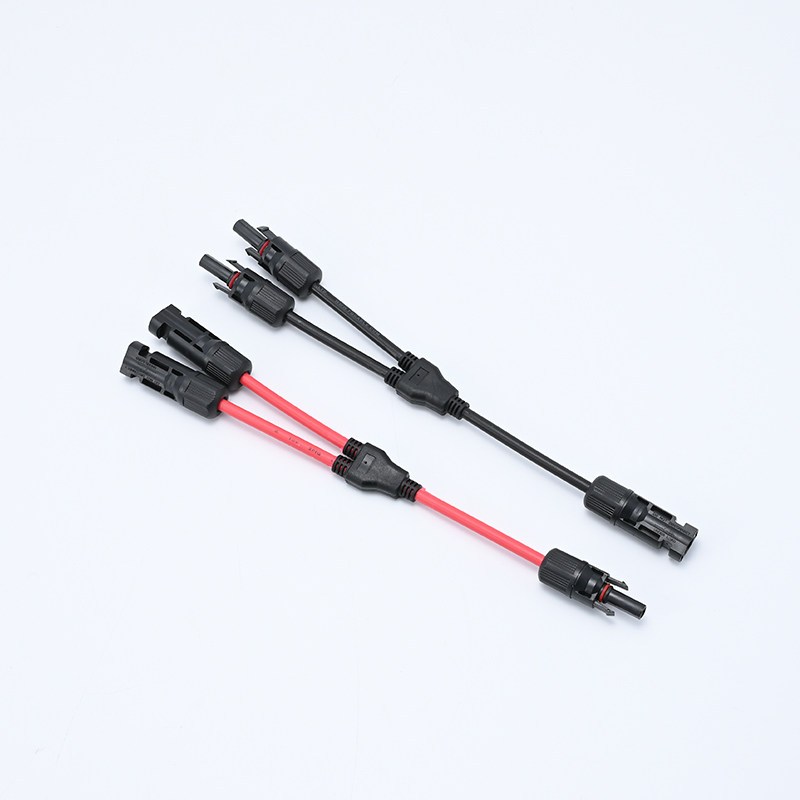 MC4 photovoltaic connector Y-type, parallel Y-type link cable