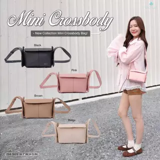 # 268 Mini Crossbody Bag CICELLE 👜🩷แบรนด์ CICELLE (ซี-เซล) กระเป๋าสะพายข้าง กระเป๋าผู้หญิง กระเป๋าหนัง