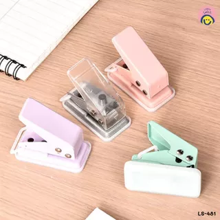 เครื่องเจาะรูเอกสารขนาดเล็ก พกพาสะดวก เจาะได้ 10/20 แผ่น สีพาสเทลสุดคิวท์ LS-481 ✨📑