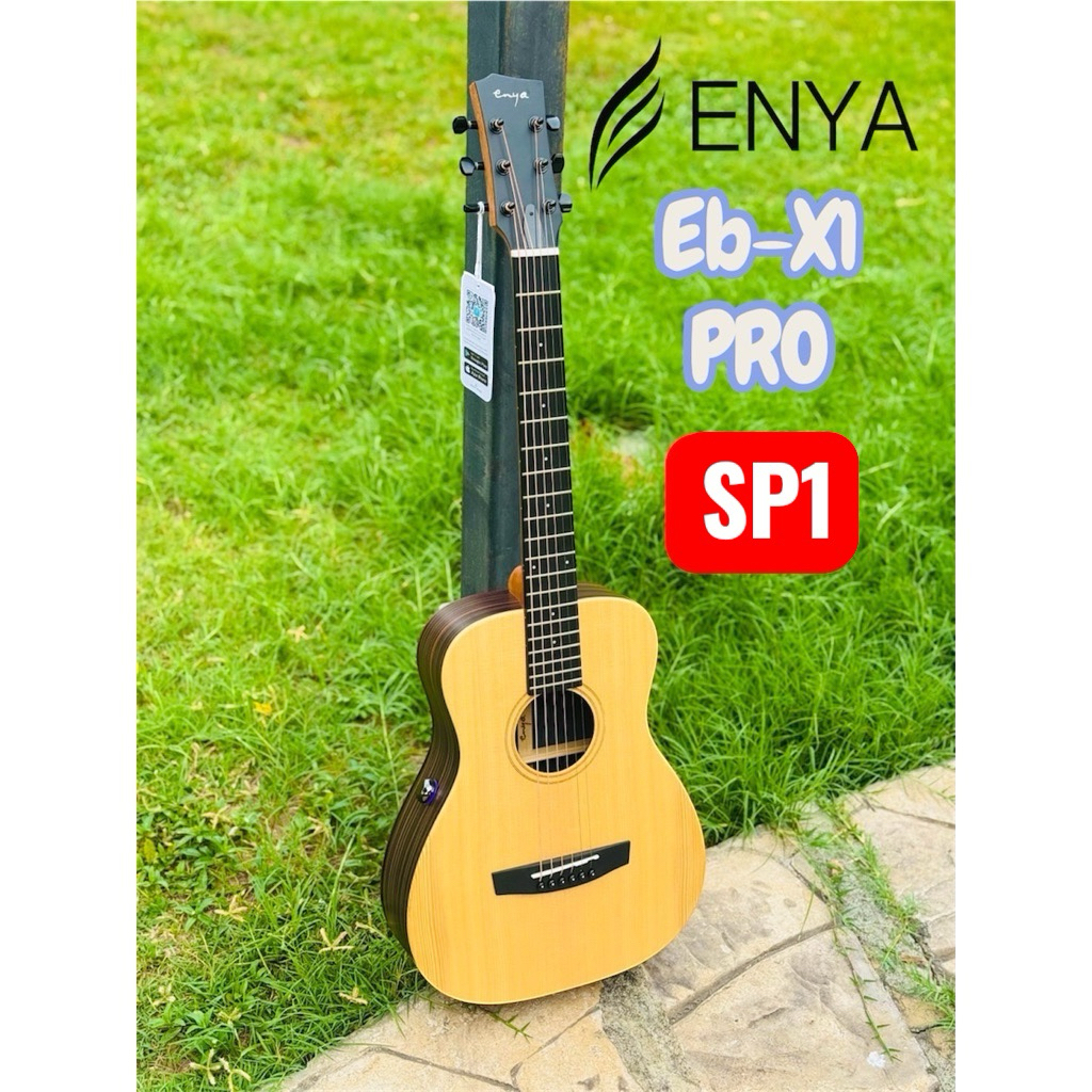 Enya EB-X1 Pro Tran Acoustic SP1 รุ่นใหม่ล่าสุด ออกแอมป์โดยไม่ใช้ลำโพง ขนาด 34 นิ้วไม้แท้  Top Solid