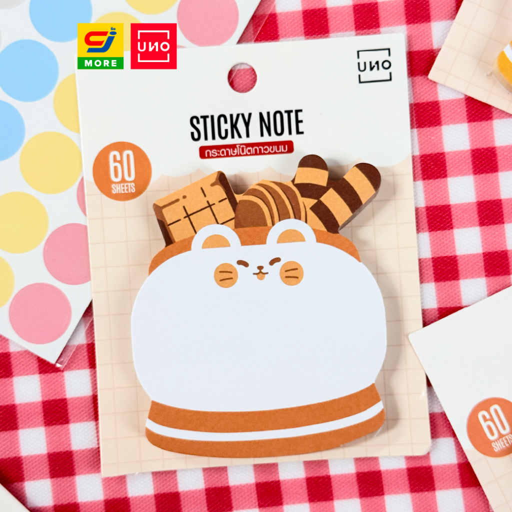 UNO Sticky Note กระดาษโน๊ตกาวลายขนม
