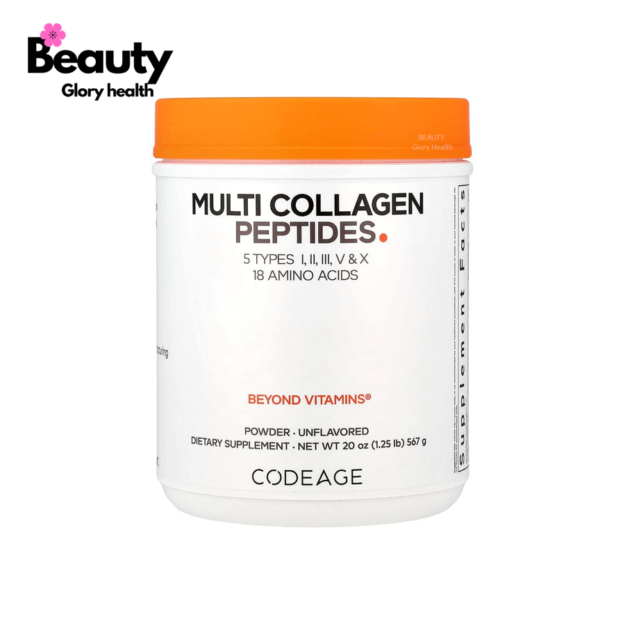 Codeage, Multi Collagen Peptides Powder, Unflavored, 20 oz (567 g)