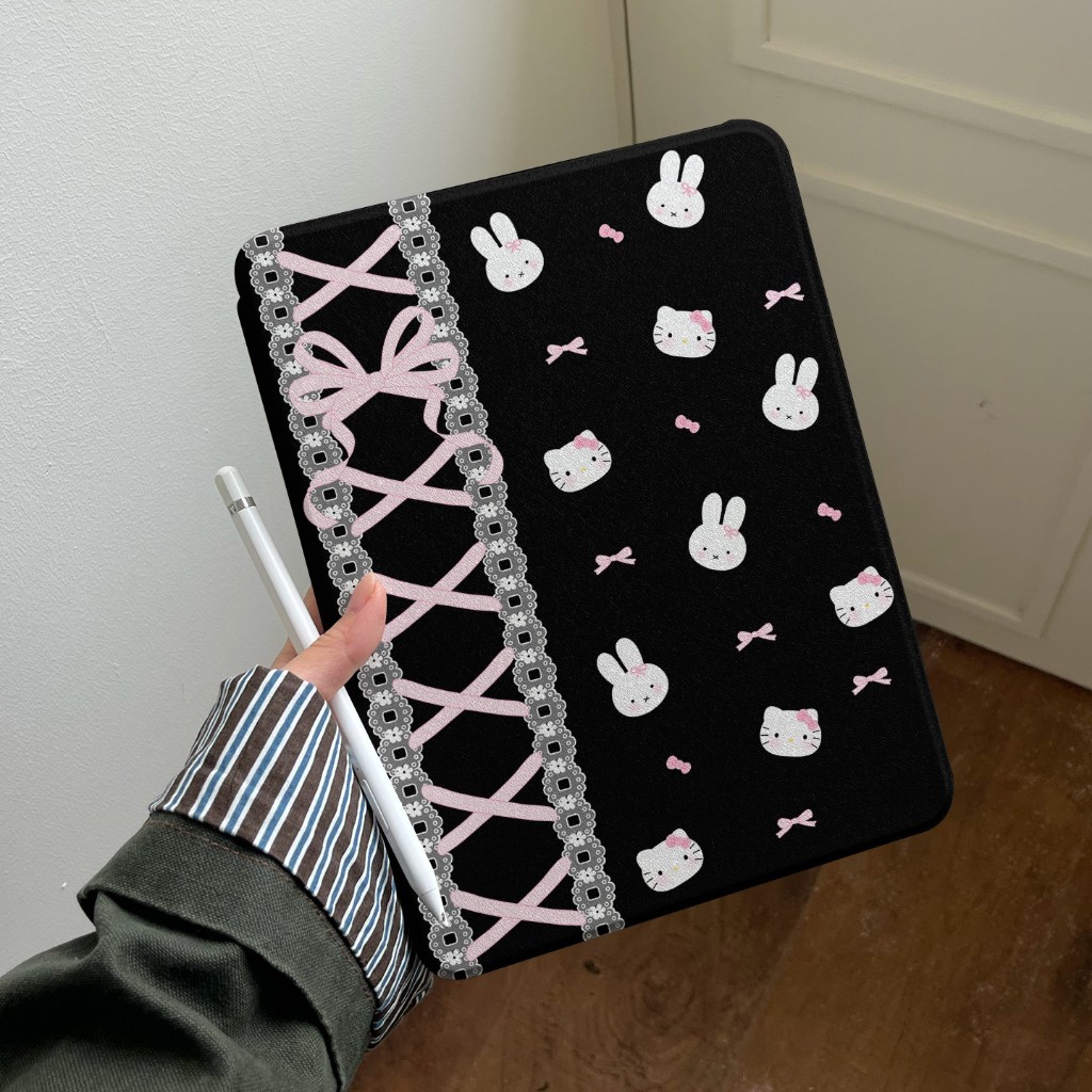 🚀จัดส่งทันที🚀เคสไอแพด การหมุน 360 องศา miffy Pro12.9 Mini7 Air8 13 Pro11 2024 Gen11 cute เคสipad