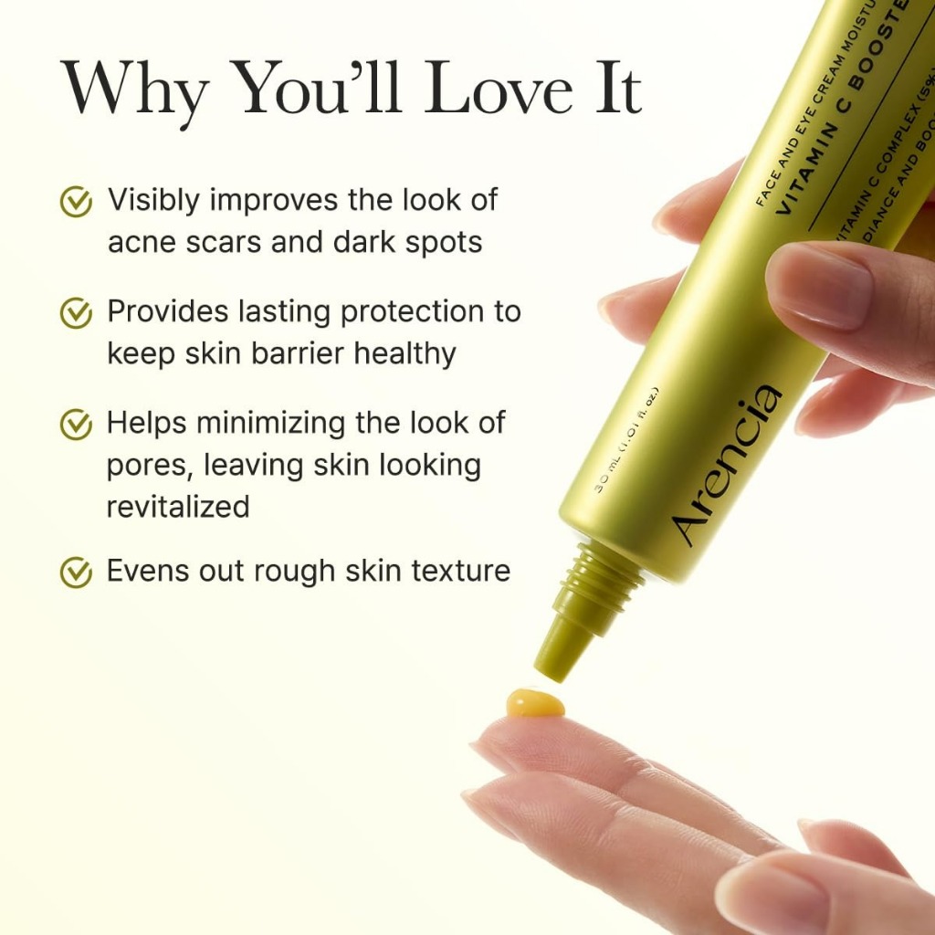 Arencia Vitamin C Booster Shot Serum 30ml เซรั่มVCลดรอยดำ ริ้วรอยเล็กๆ ผิวสว่างใส กลูต้า+ไนอาซิน พร้อมส่ง ของแท้เกาหลี