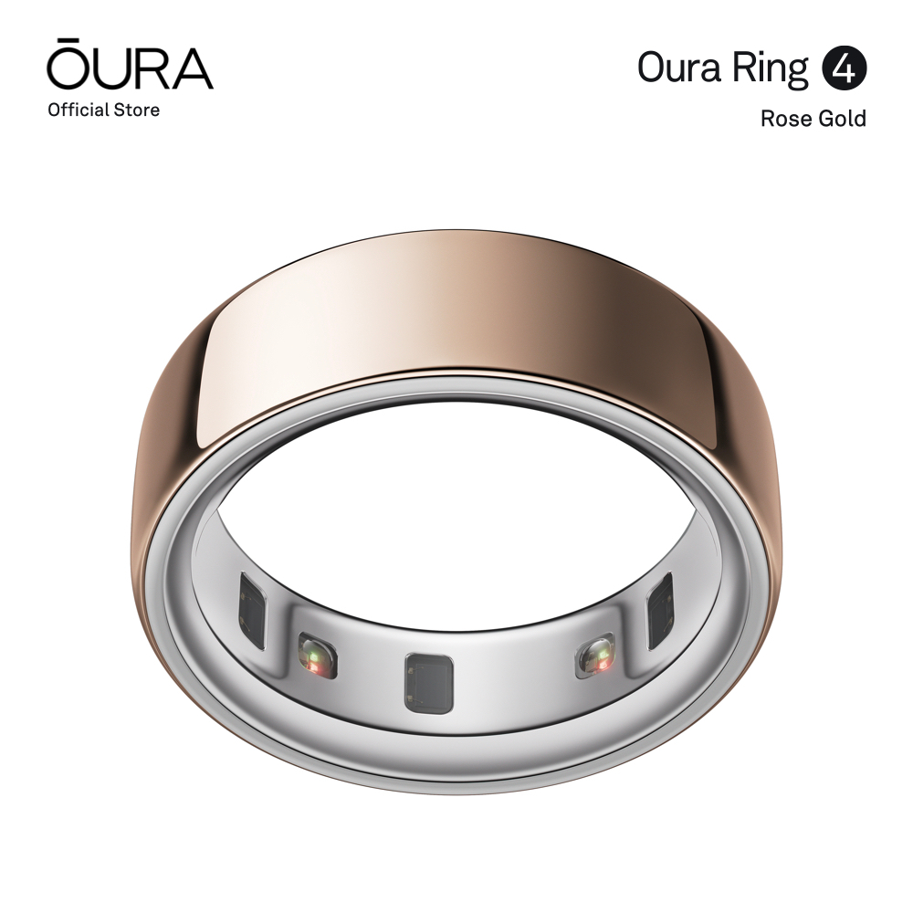 Oura Ring 4 แหวนอัจฉริยะ Smart Ring - แหวนติดตามสุขภาพ สีทองอมชมพู / Rose Gold