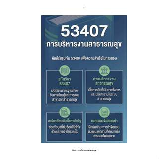 สรุปบทเรียนและแนวข้อสอบ  53407 การบริหารงานสาธารณสุข
