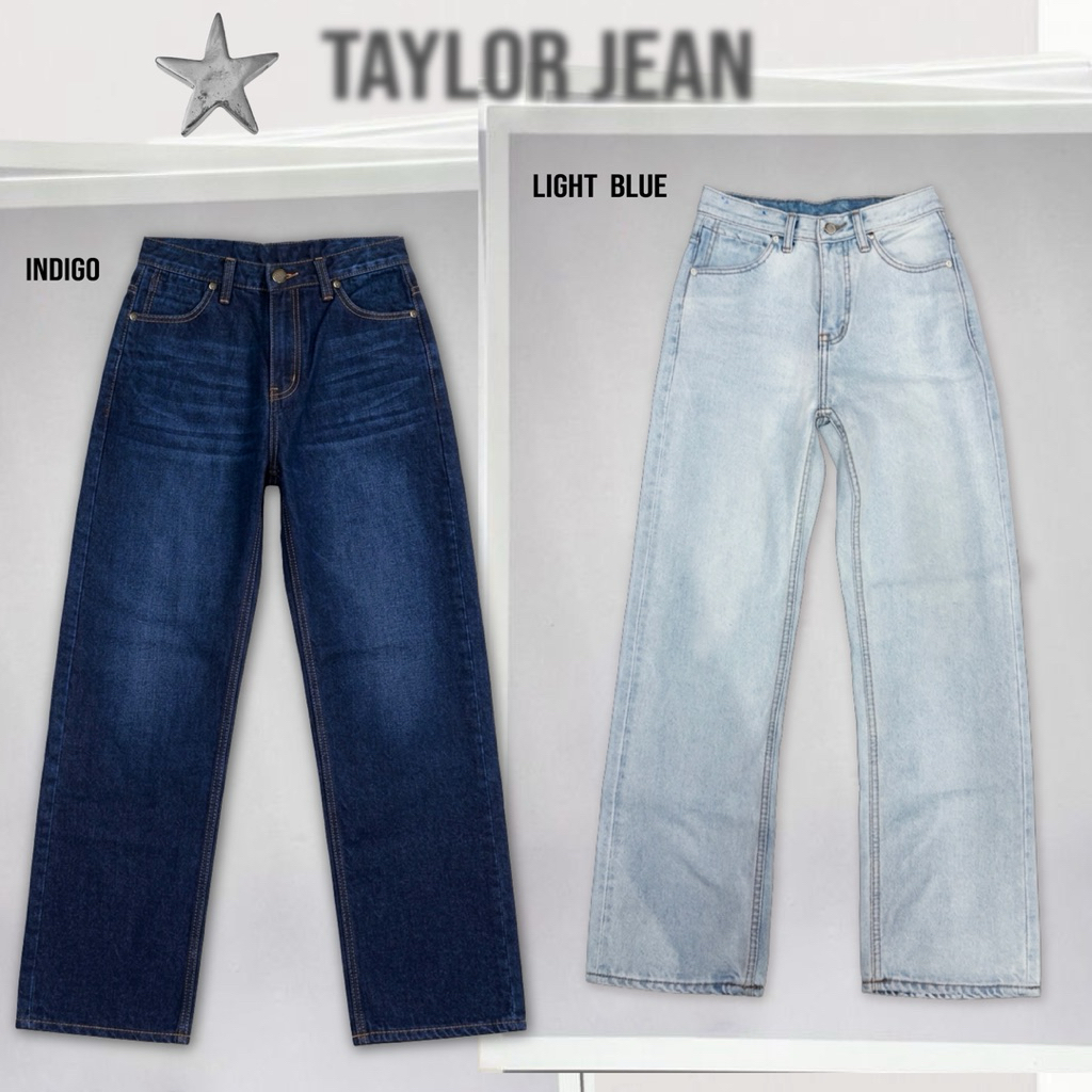 GENTE-Taylor Jeans (ยีนส์ระดับใต้สะดือเล็กน้อย)