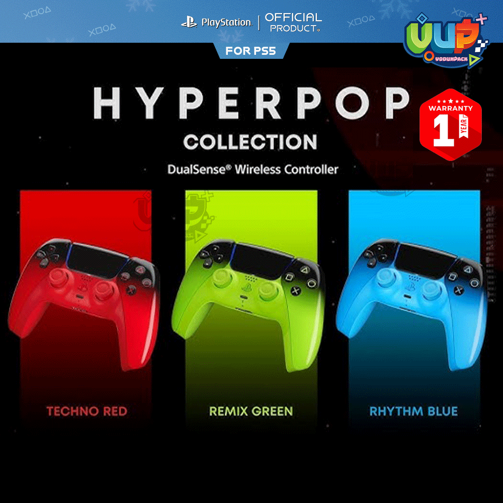 [Official] จอย PS5 / Edge แท้ประกันศูนย์ไทย PlayStation : Joy PS5 DualSense Wireless Hyperpop Collec