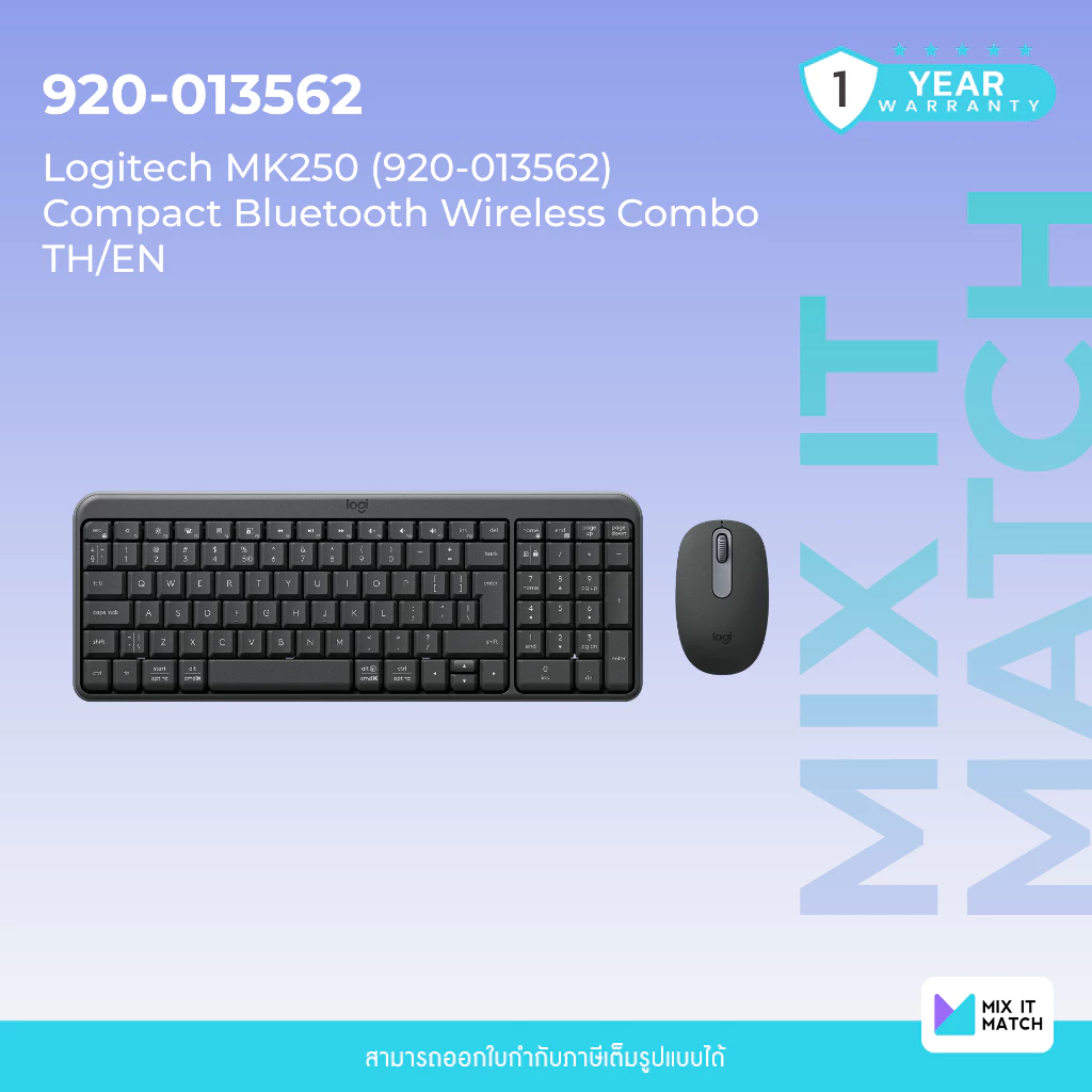 Logitech MK250 (920-013562) Compact Bluetooth Wireless Combo TH/EN