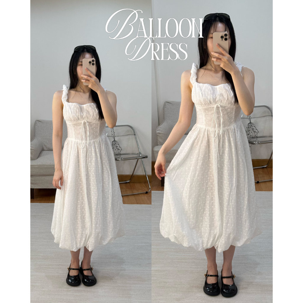 UIUI | BALLOON DRESS กระโปรงเดรส บอลลูน