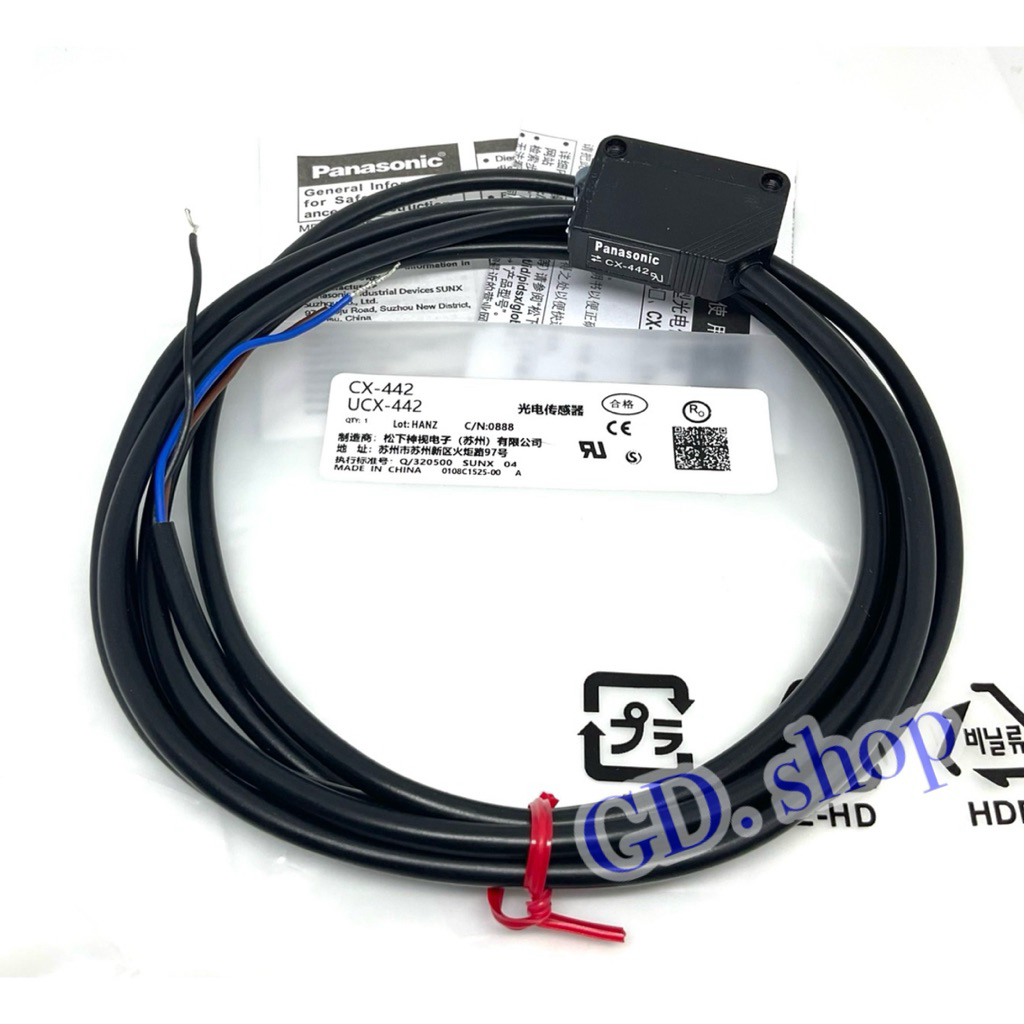 CX-442 CX442 Panasonic Photoelectric Sensor, 4สาย ระยะจับ 20mm→300mm ชนิด NPN เซ็นเซอร์ sensor พร้อม