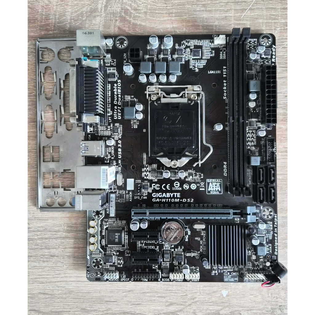 MAINBOARD (เมนบอร์ด) 1151 พร้อมฝาหลังสภาพสวย