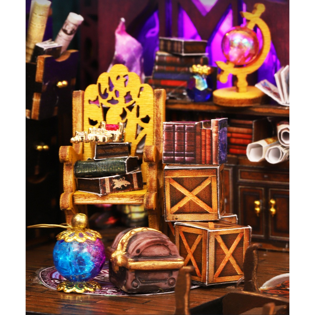 ส่งด่วนกทม. บ้านตุ๊กตา DIY ประกอบเอง Strange Castle รูปที่ 5