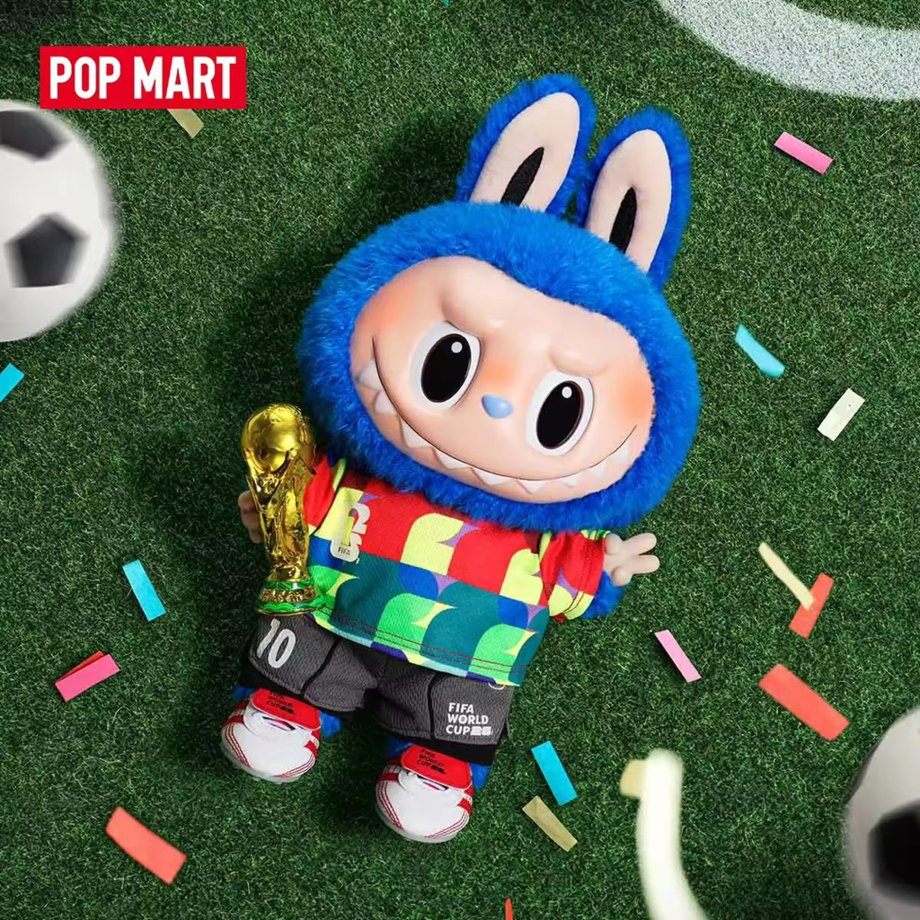 🇹🇭[ของแท้ 100% พร้อมส่ง] POP MART THE MONSTERS × FIFA SERIES-Catch the Win Vinyl Plush Doll