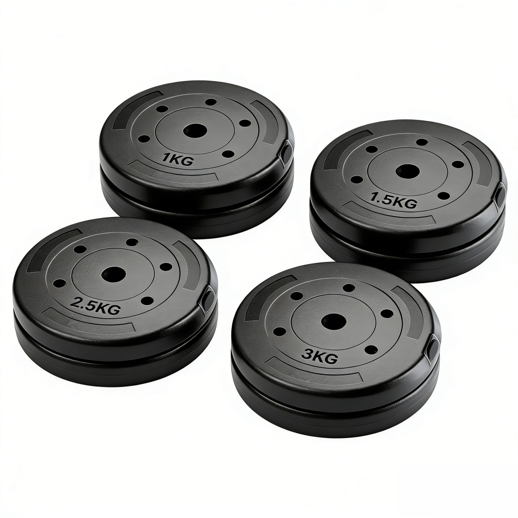Barbell Dumbbell Weight Plate แผ่นน้ำหนัก 1kg/2kg/5kg /7.5kg /10kg/15kg/ ดัมเบล แผ่นยกน้ำหนัก รูมาตร