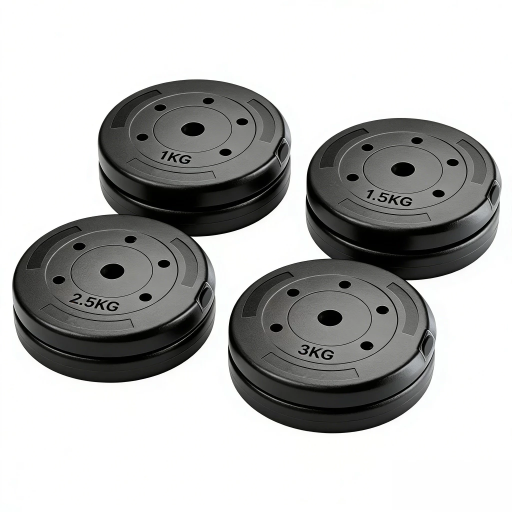 Barbell Dumbbell Weight Plate แผ่นน้ำหนัก 1kg/2kg/5kg /7.5kg /10kg/15kg/ ดัมเบล แผ่นยกน้ำหนัก รูมาตรฐาน 3cm แผ่นบาร์เบล