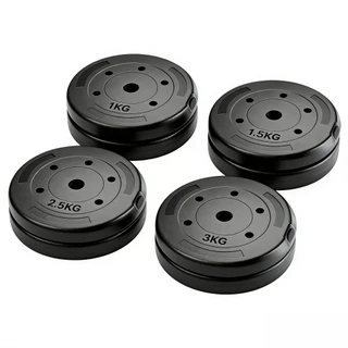 Barbell Dumbbell Weight Plate แผ่นน้ำหนัก 1kg/2kg/5kg /7.5kg /10kg/15kg/ ดัมเบล แผ่นยกน้ำหนัก รูมาตรฐาน 3cm แผ่นบาร์เบล